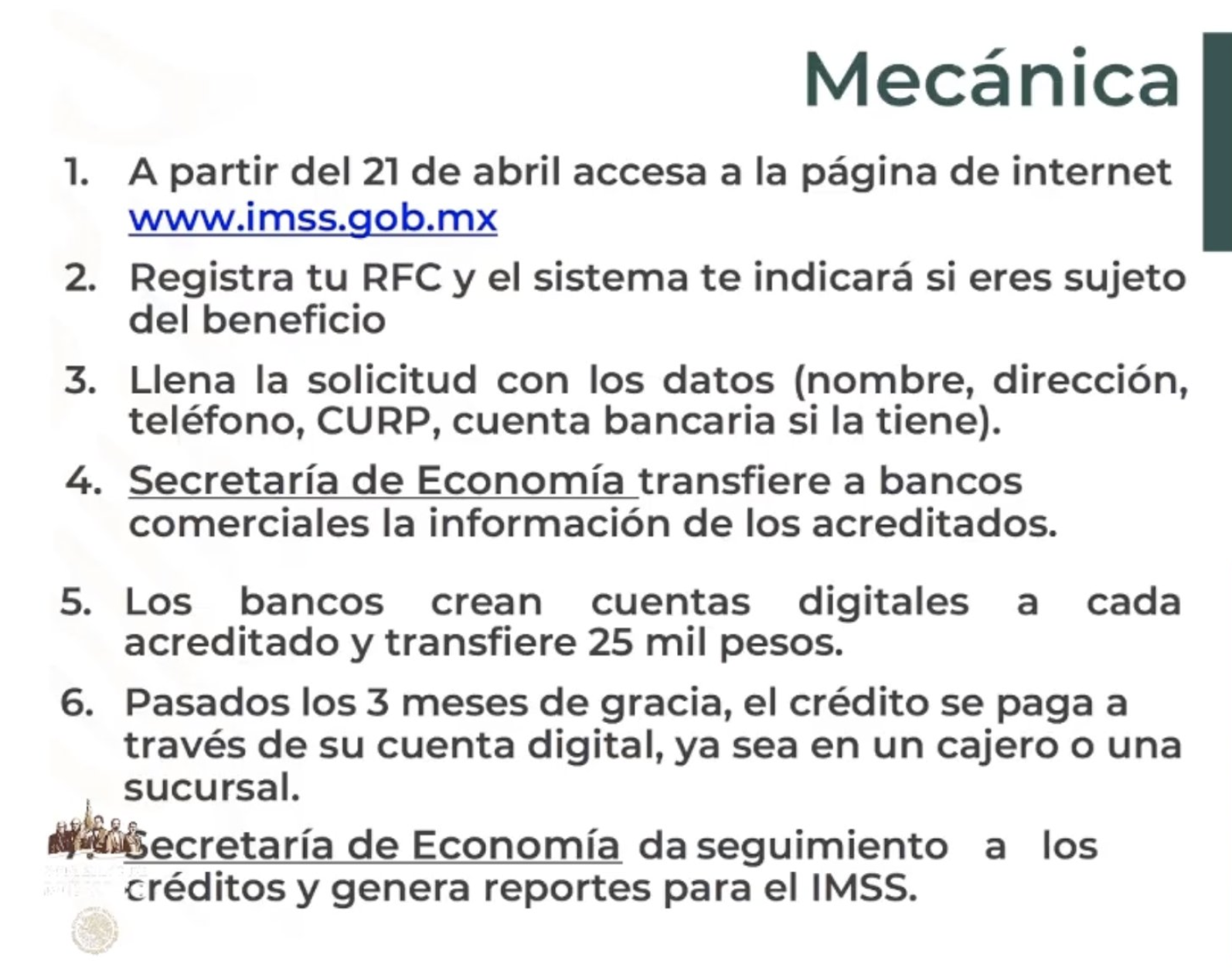 Elegibles más de 645 mil empresas para apoyos por la crisis del COVID-19 - imss-empresas-creditos-25-mil-pesos