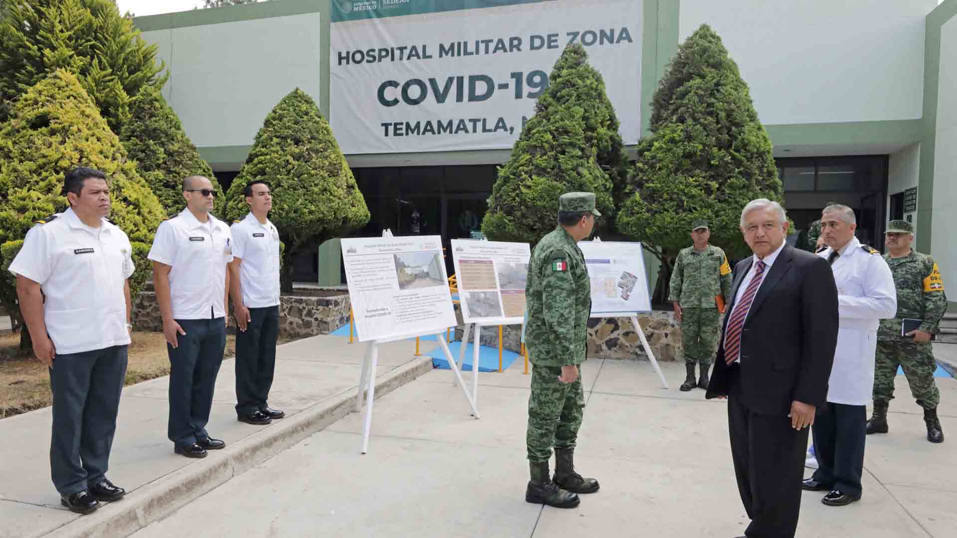 #Video Hospital Militar de Temamatla inicia operaciones para atender COVID-19