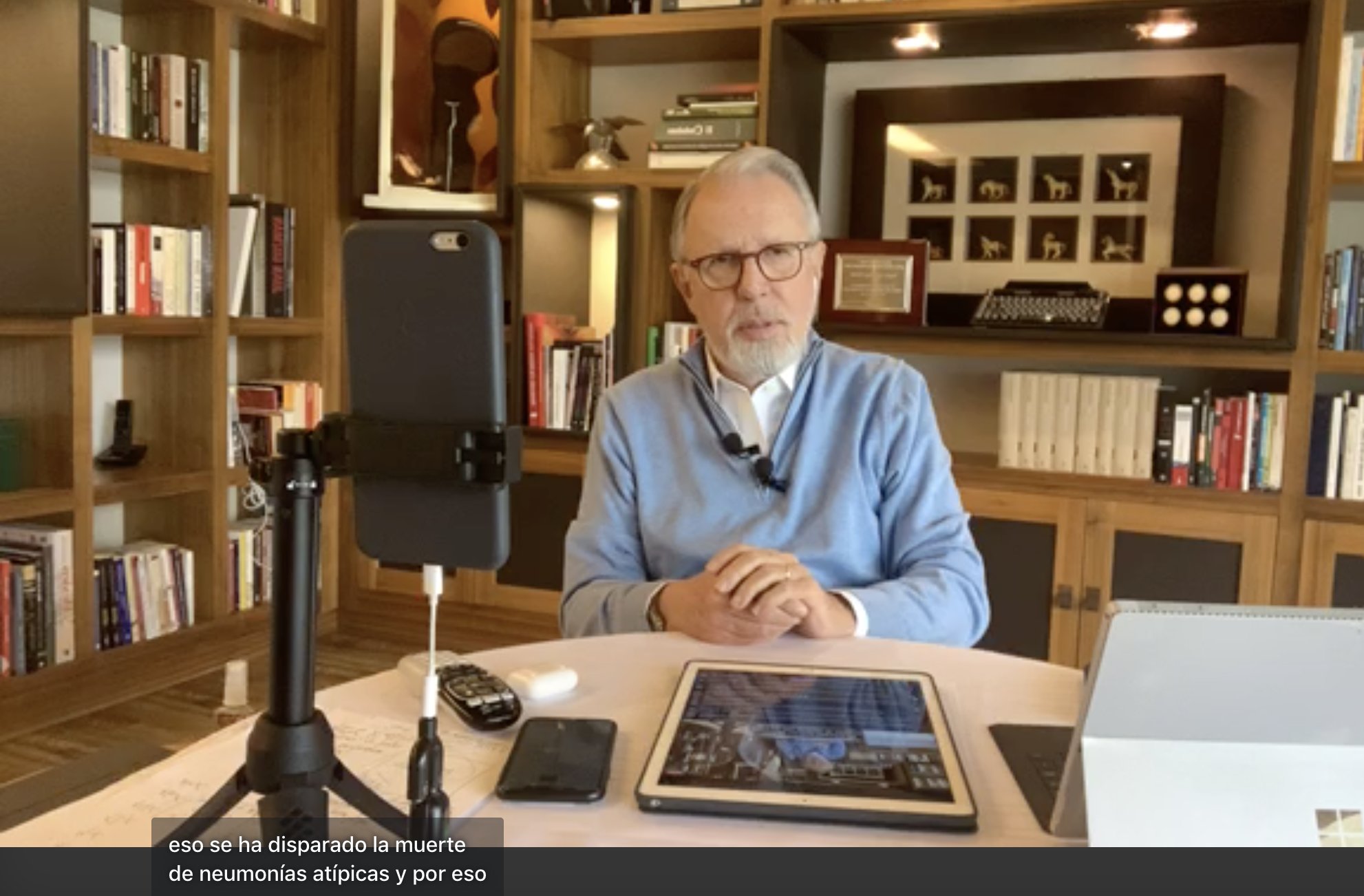 Es la bolsa y la vida; en vivo con Joaquín López-Dóriga