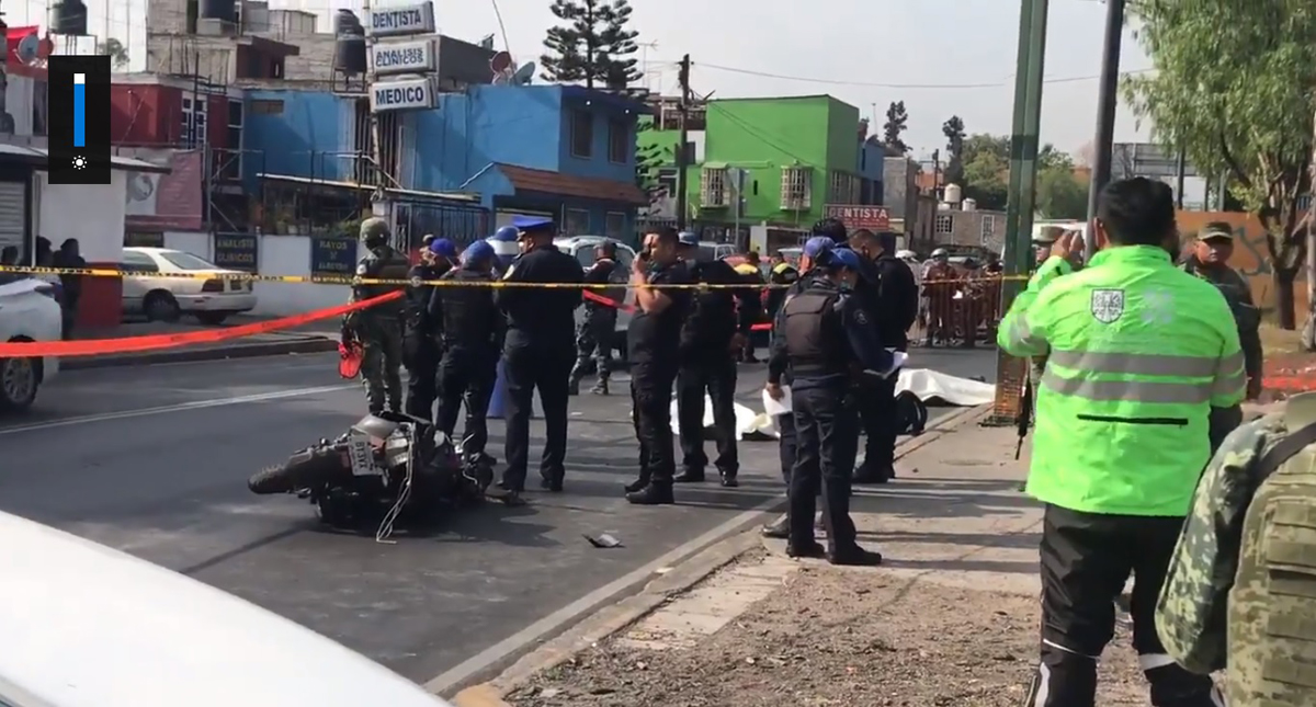 Mueren en Iztapalapa dos policías por accidente vial - los-policias-auxiliares-que-murieron-viajaban-en-una-motocicleta