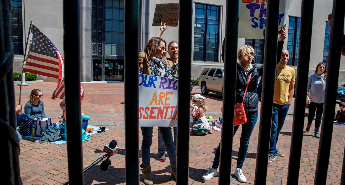 Movilizaciones en apoyo a Trump desafían confinamiento por COVID-19 en Estados Unidos