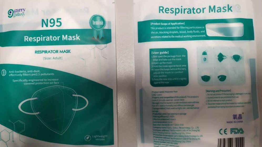 Gobierno de España compró 2.1 millones de mascarillas defectuosas a proveedor chino