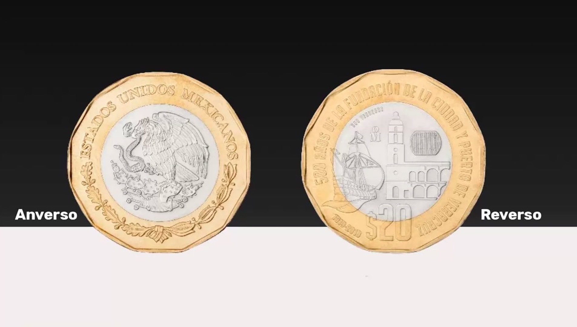 Banxico presenta nueva moneda de 20 pesos