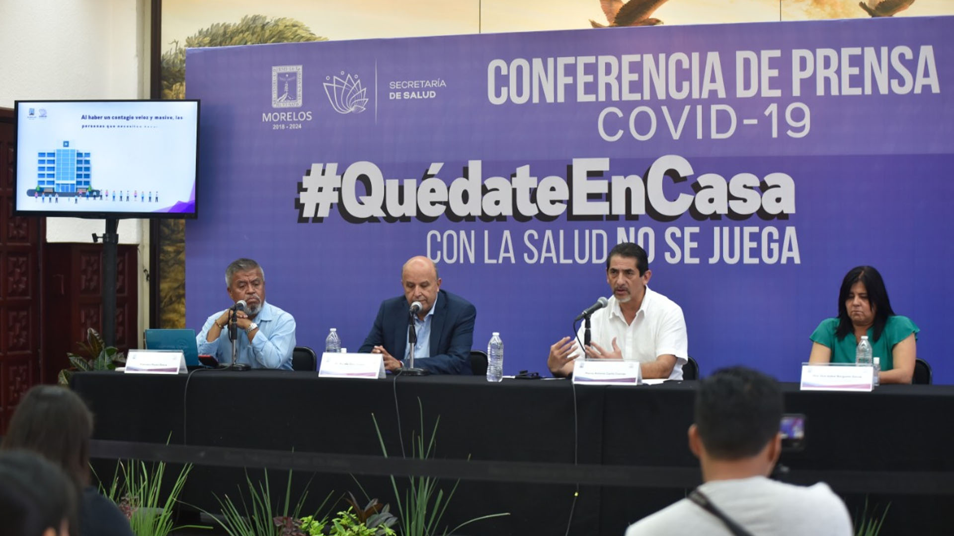 Suman tres muertos y nueve casos por COVID-19 en Morelos