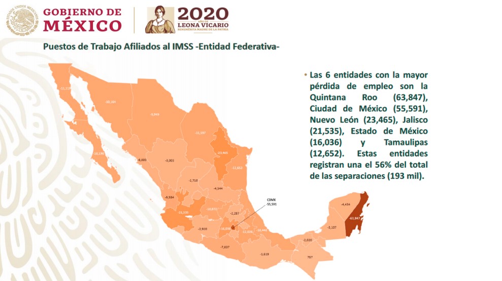 Lista negra de empresas que han despedido empleados - perdida-de-empleos-por-estado