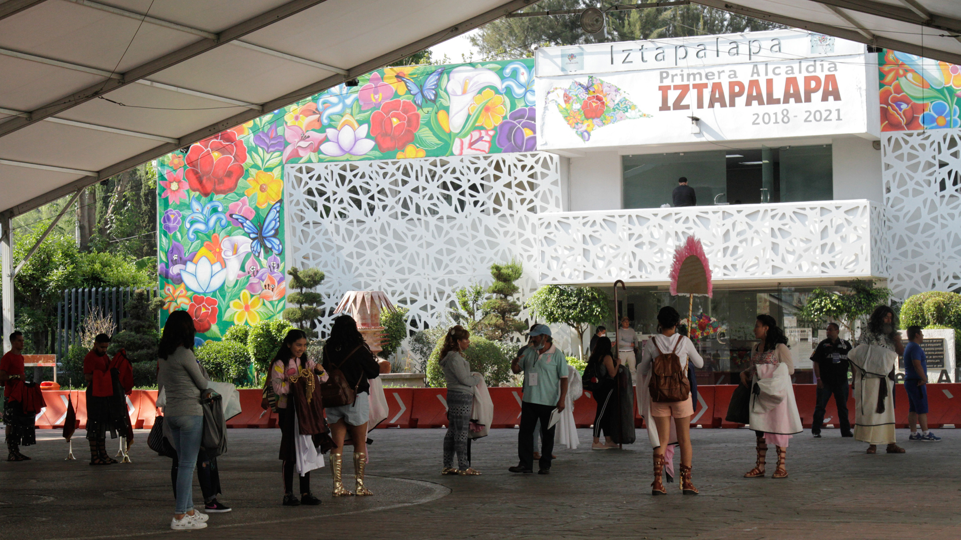 Así se vivió el Viacrucis de Iztapalapa sin feligreses - preparacion-del-viacrucis-de-iztapalapa