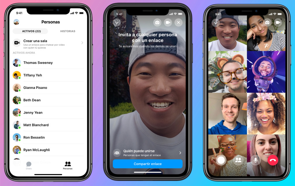 Facebook presenta Messenger Rooms