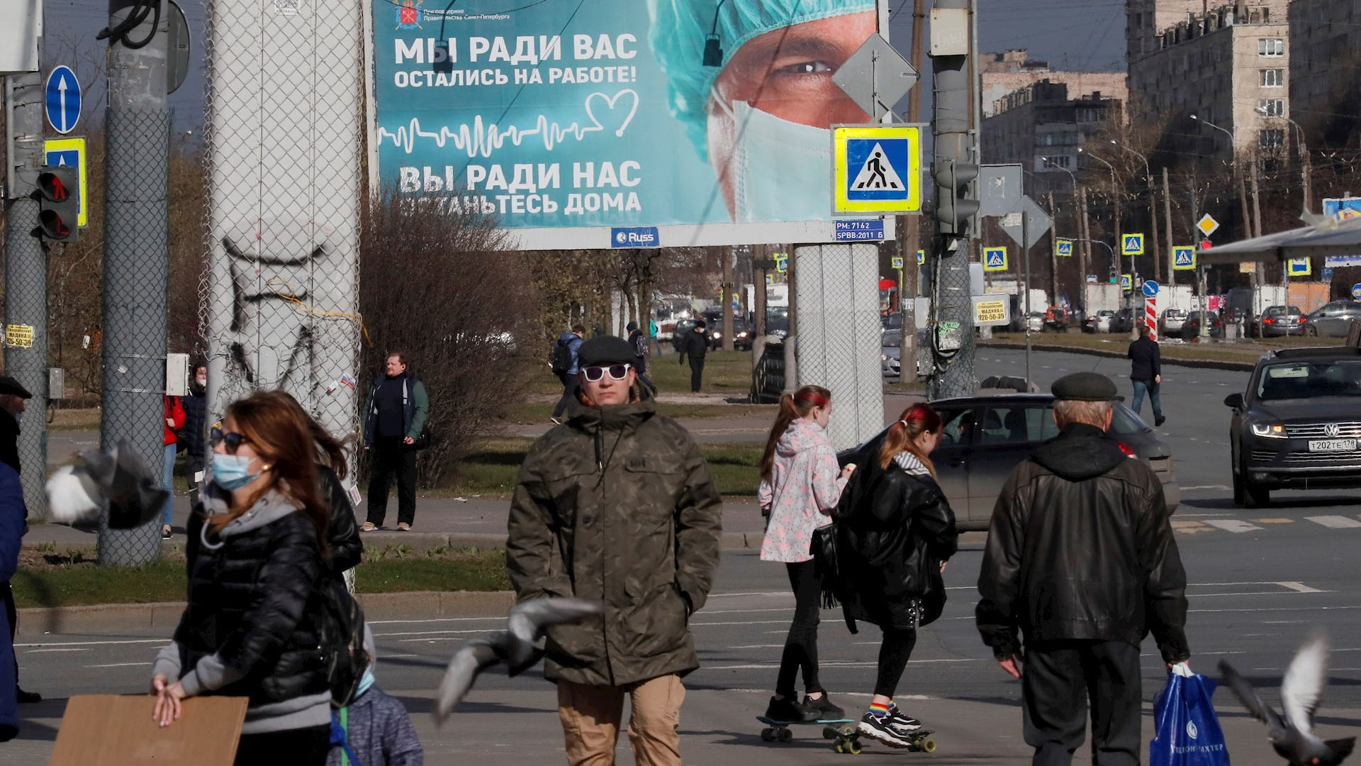 Putin da vacaciones a los rusos para frenar la pandemia Putin da vacaciones a los rusos para frenar la pandemia