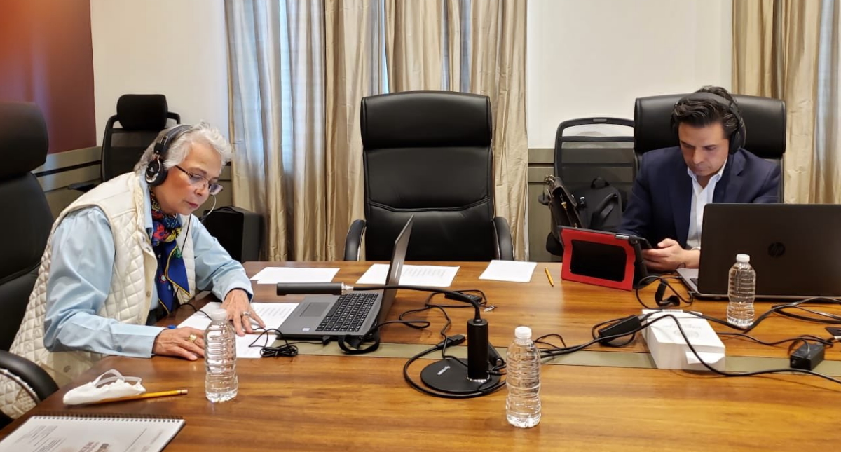 Sánchez Cordero y Robledo sostienen videoconferencia con GOAN