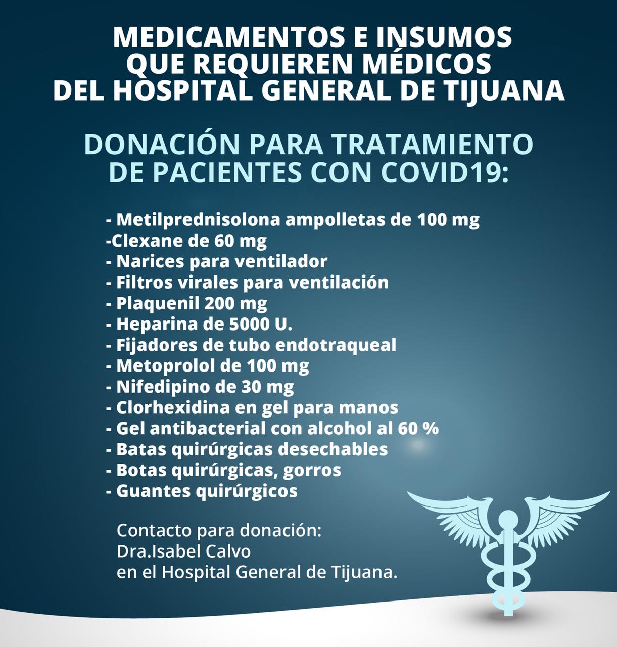 Hospital General de Tijuana pide insumos para hacer frente a COVID-19 - tijuana-hospital-insumos