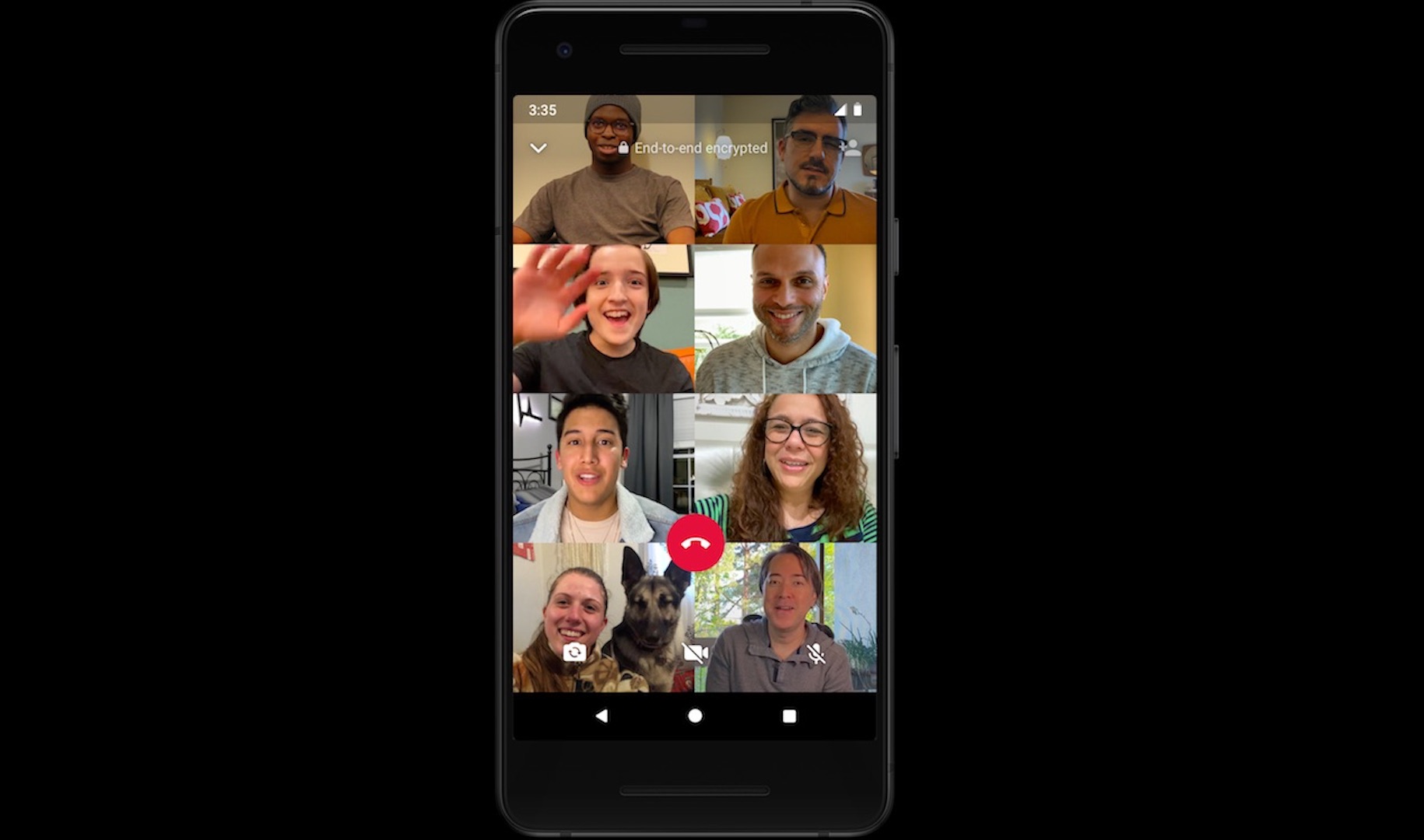 Llamadas y videollamadas en WhatsApp permitirán hasta ocho participantes