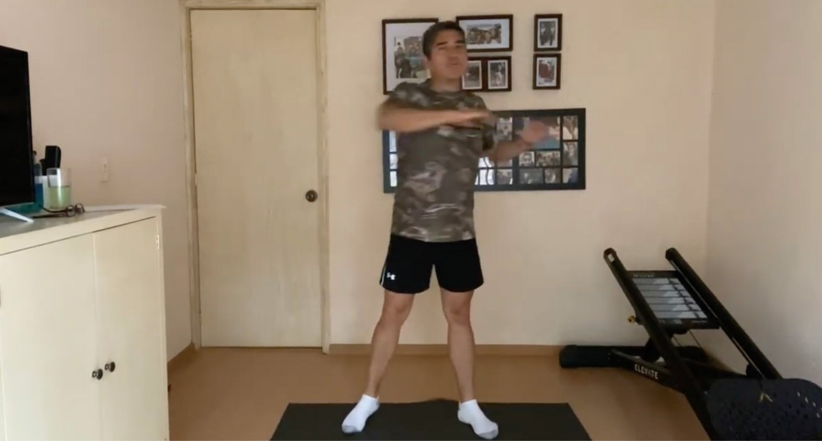 Rutina de calentamiento en casa, por Tomás Weimar