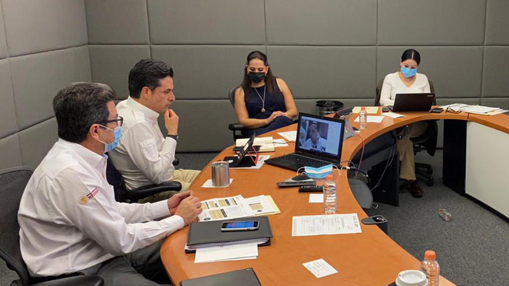 Zoé Robledo supervisa manejo del COVID-19 con gobernadores