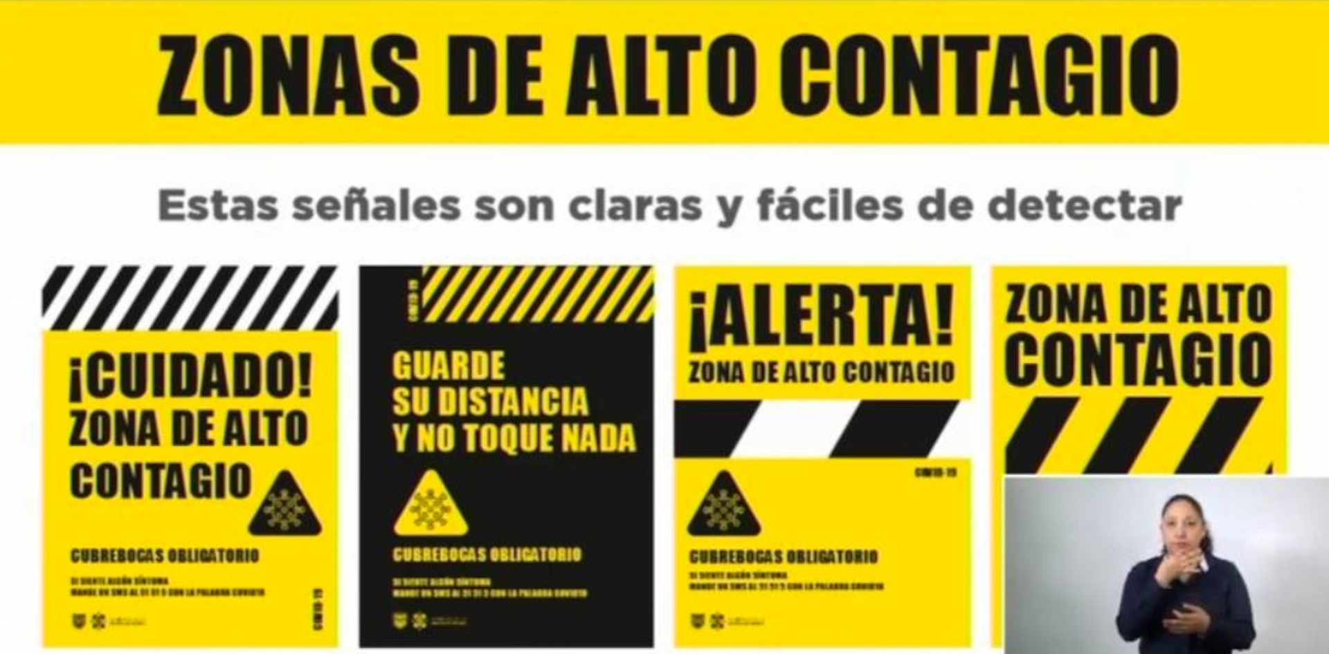 Colocarán carteles en sitios de mayor riesgo de contagio de COVID-19 en CDMX Colocarán carteles en sitios de mayor riesgo de contagio de COVID-19 en CDMX