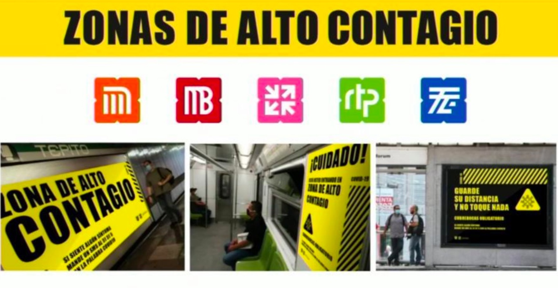 Colocarán carteles en sitios de mayor riesgo de contagio de COVID-19 en CDMX - zonas-de-contagio-transporte-cdmx