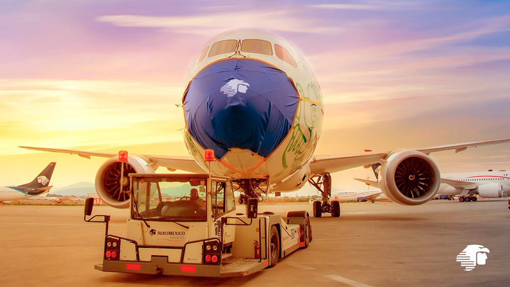 Aeroméxico impone nuevo récord con ocho aviones sobrevolando el Pacífico