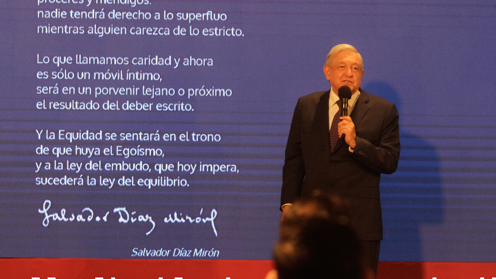 O estás a favor de la transformación o del régimen de corrupción: AMLO O estás a favor de la transformación o del régimen de corrupción: AMLO