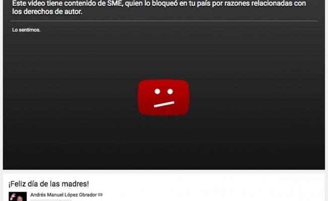 YouTube bloquea temporalmente video de AMLO por Día de las Madres, por derechos de autor - amlo-video-dia-de-las-madres