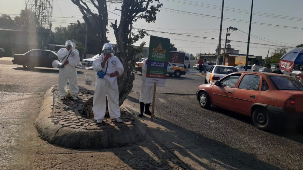 Despliegan en Acapulco brigadas de sanitización y concientización ante COVID-19