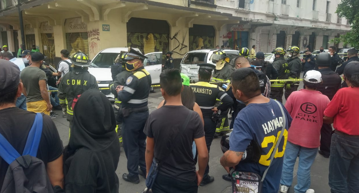 Choque provoca muerte de transeúnte en el Centro