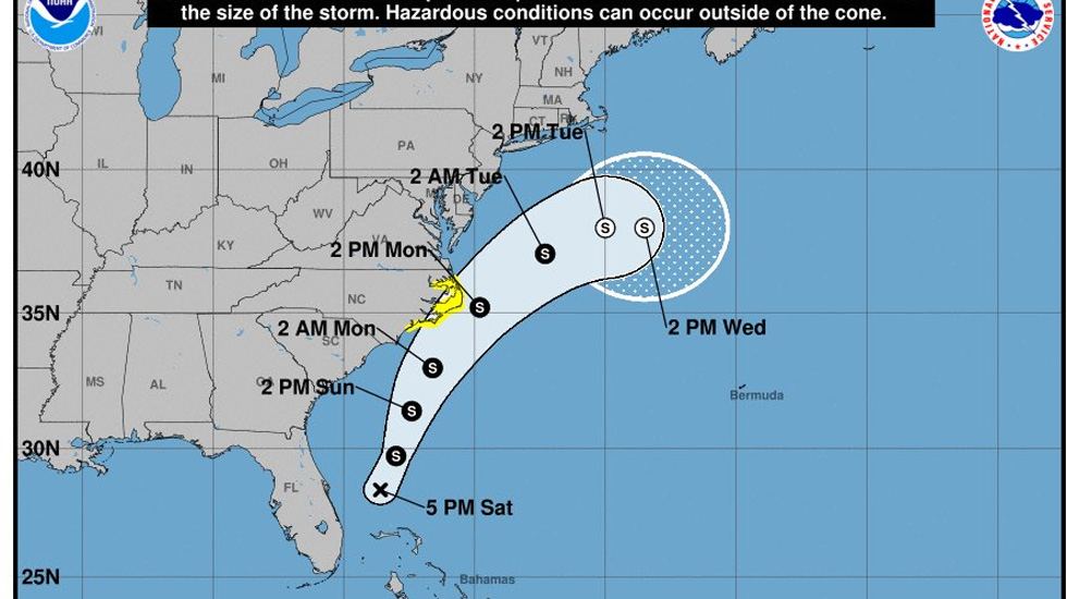 Se forma la Depresión Tropical número 1 en el Océano Atlántico Norte