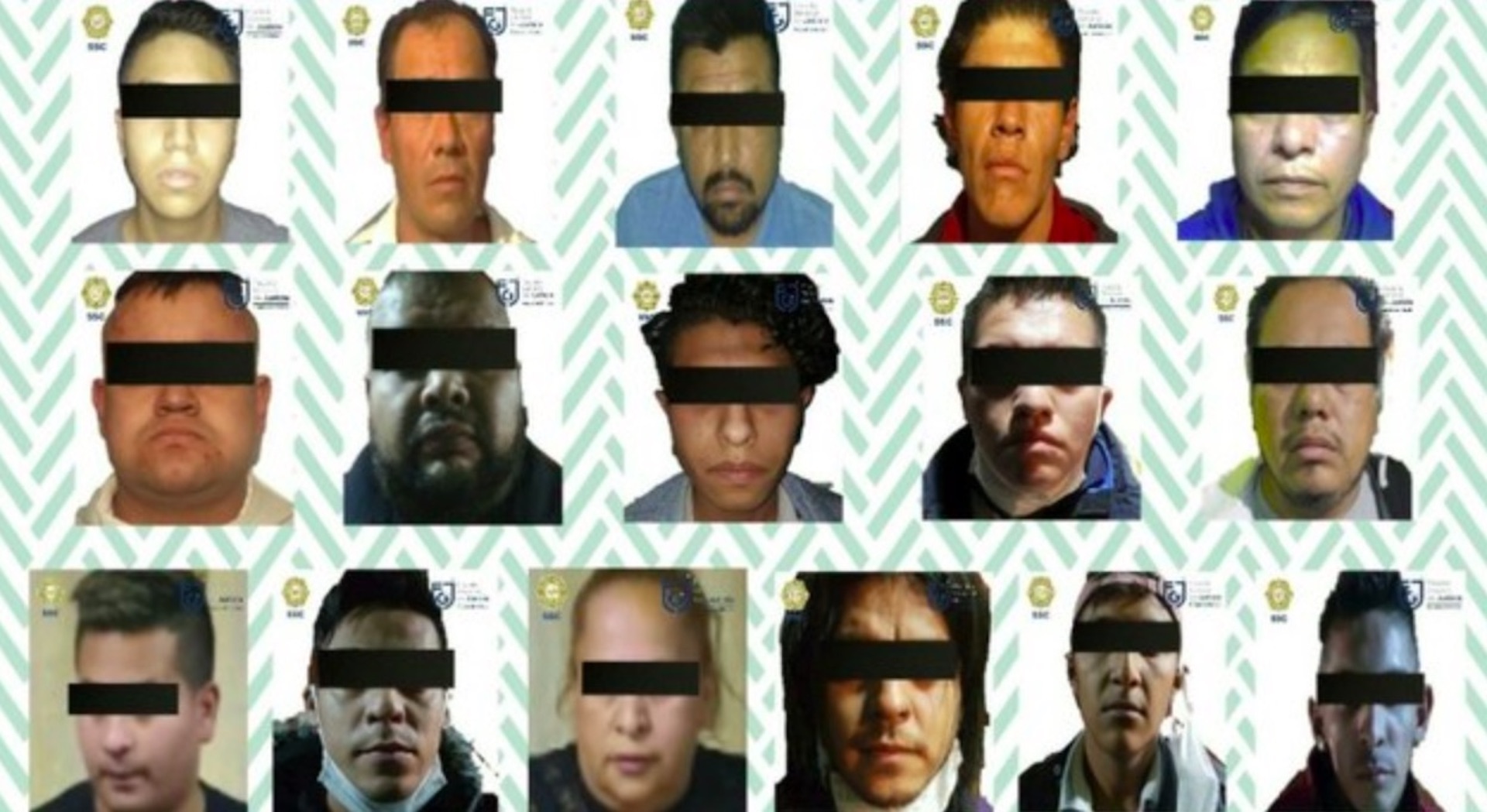 Detienen a 16 con droga en operativos en Venustiano Carranza