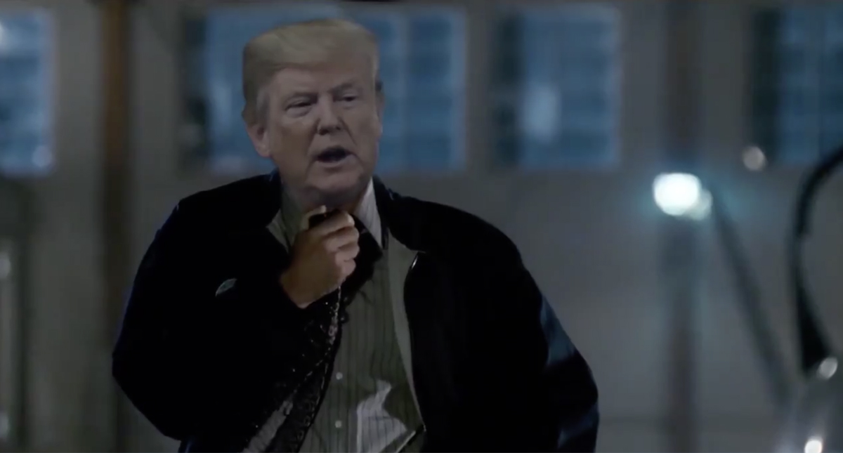 Trump comparte discurso editado de la película “Día de la Independencia”