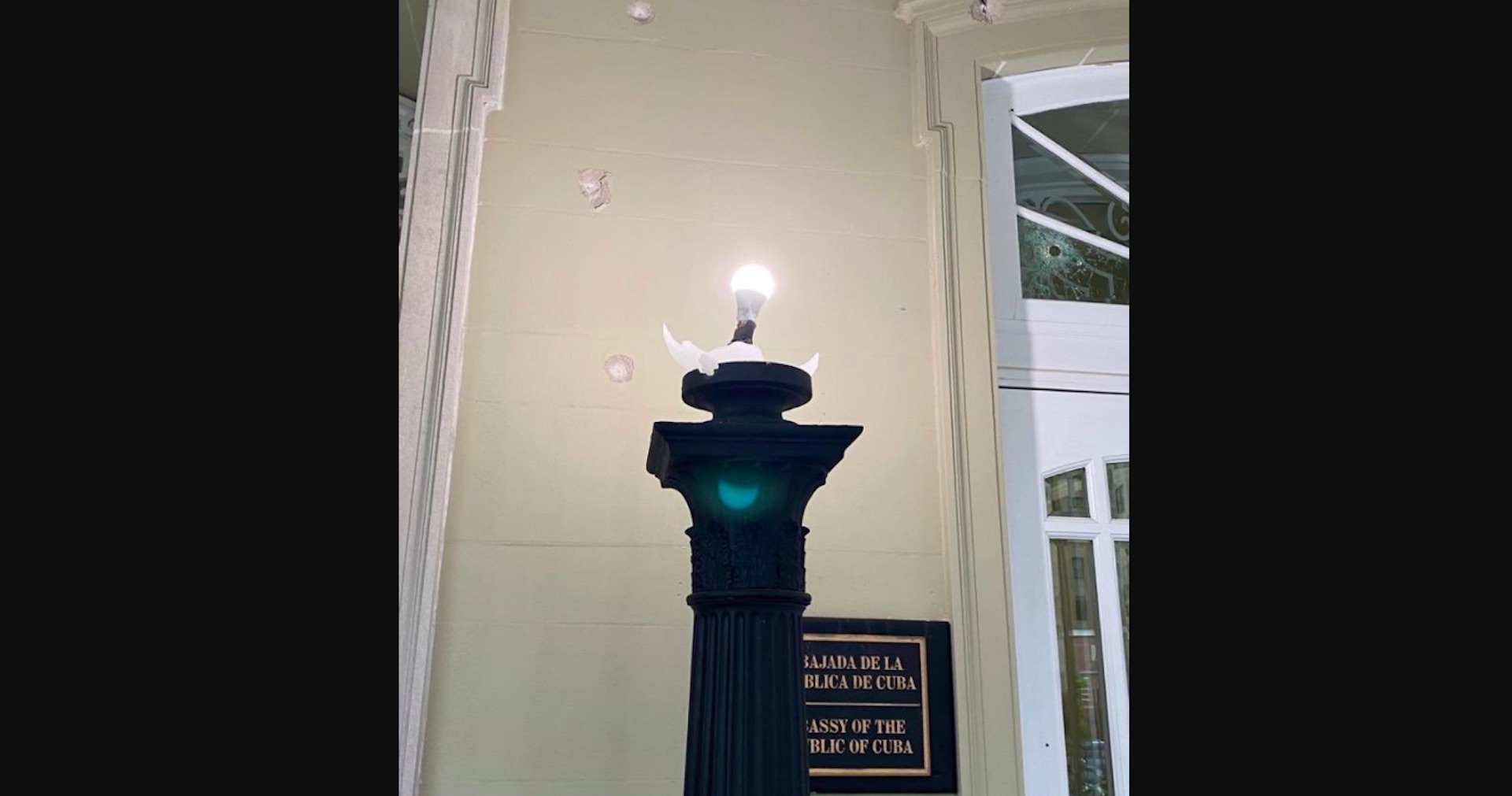 Díaz-Canel califica como ‘acto de odio’ el ataque contra embajada de Cuba