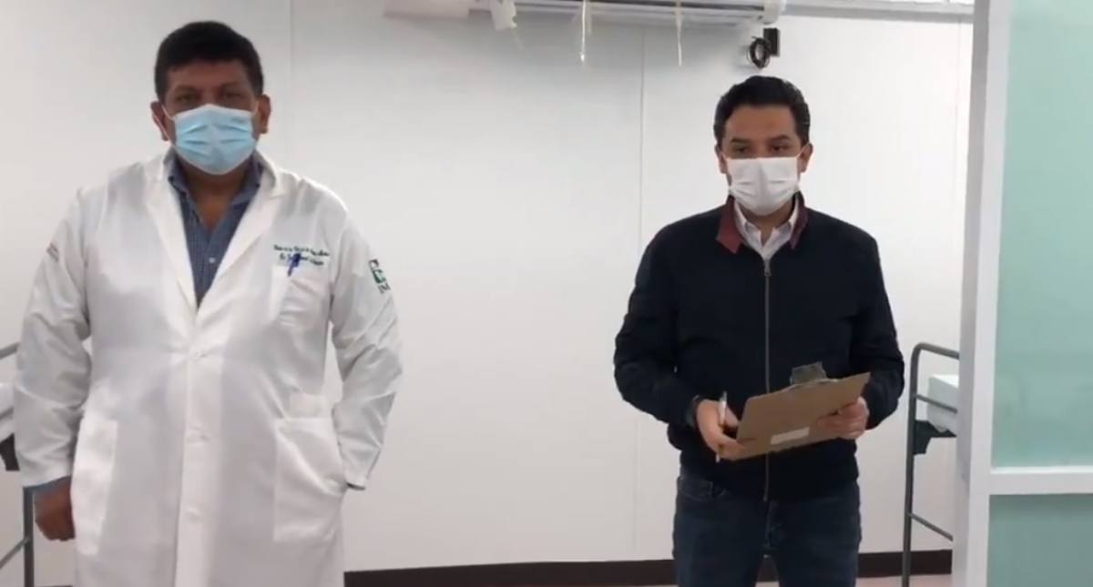 Zoé Robledo supervisa ampliación hospitalaria en Morelos