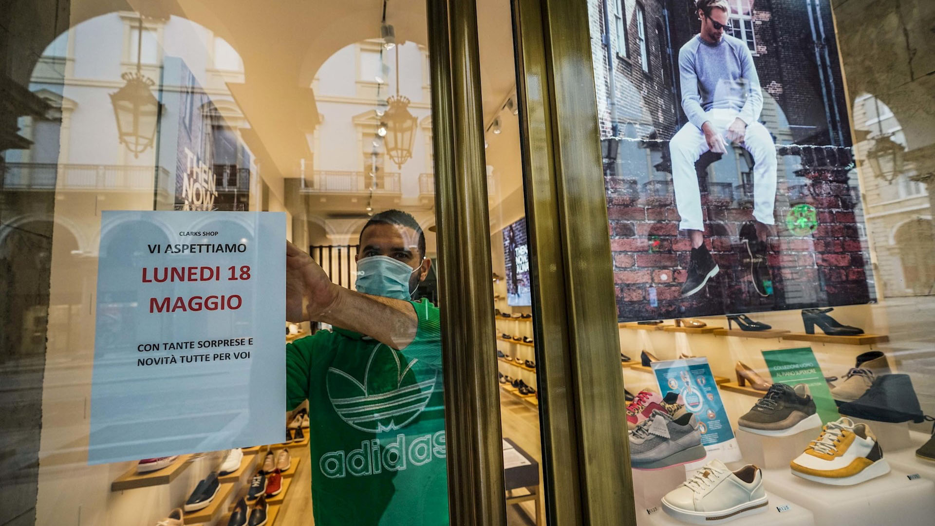 Reabre el 70 por ciento de pequeños comercios en Italia