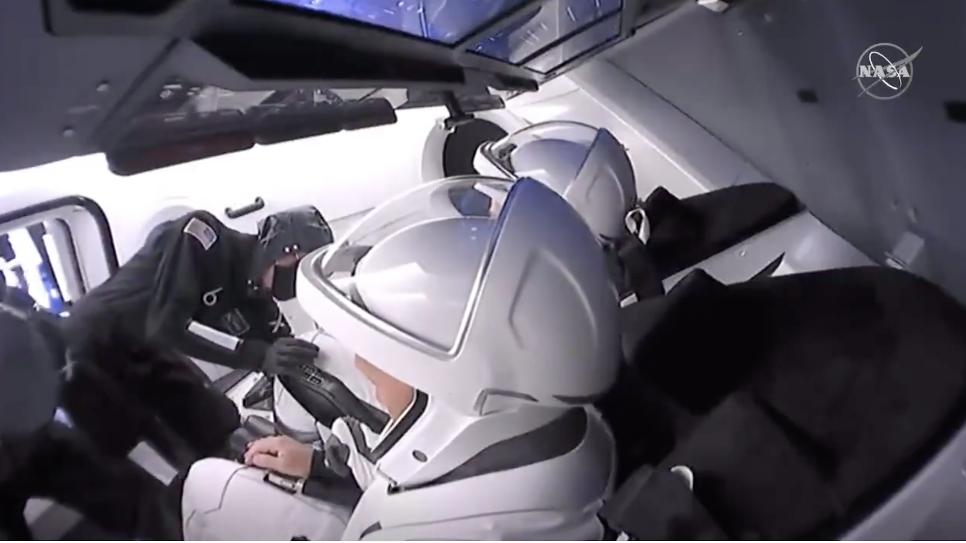 Todo listo para histórica primera misión tripulada de la NASA con cápsula de SpaceX