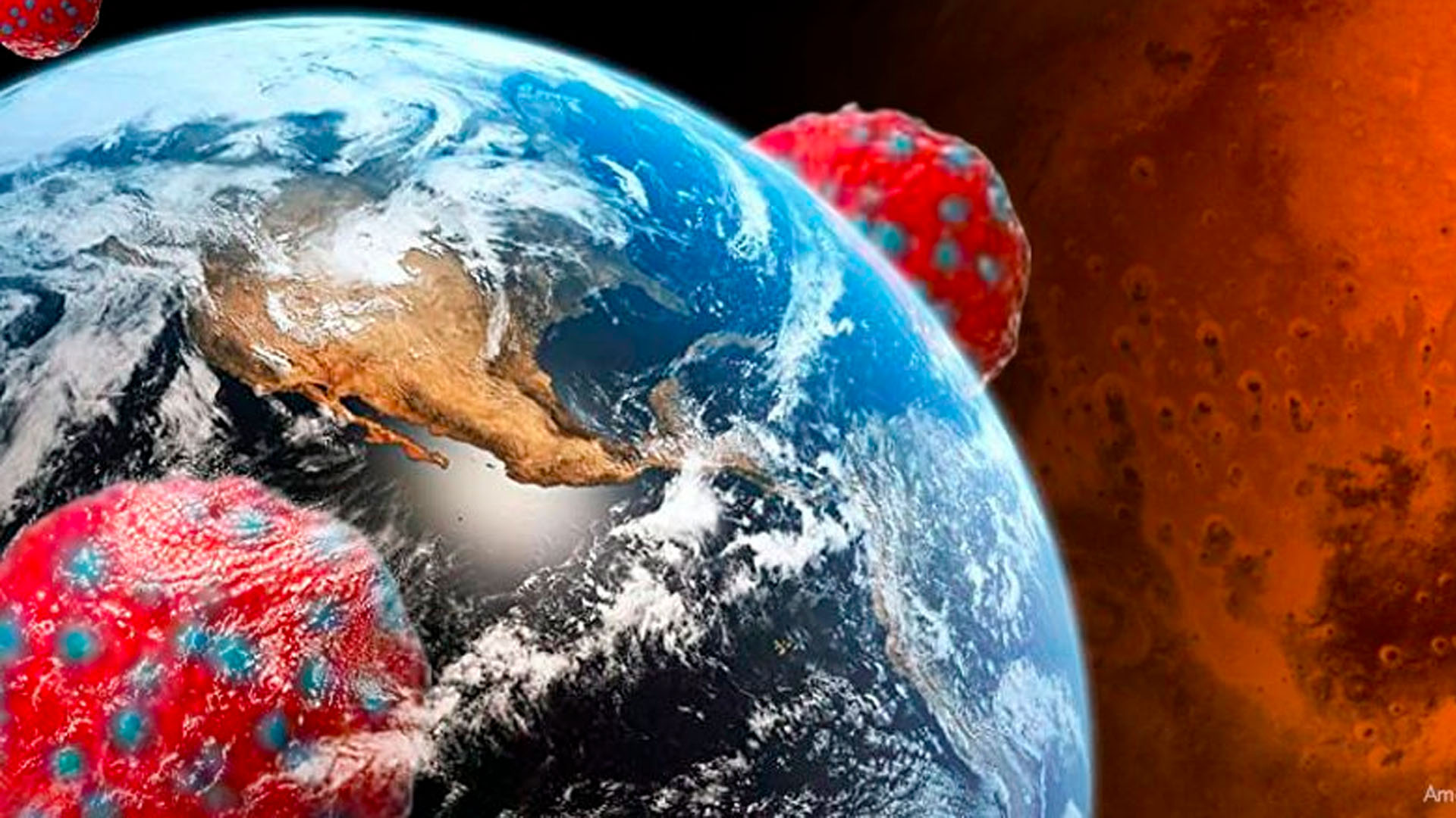 Viajes espaciales provocarían intercambio de virus entre la Tierra y Marte