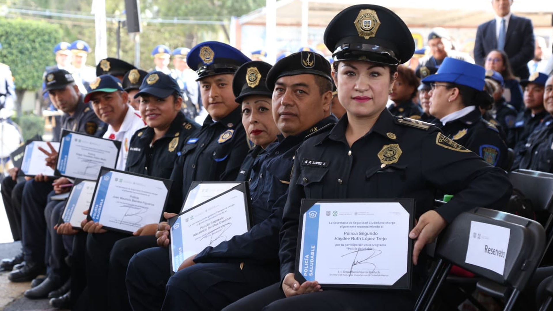 Policías de la SSC bajan ocho toneladas de peso en conjunto - policias-ssc-peso
