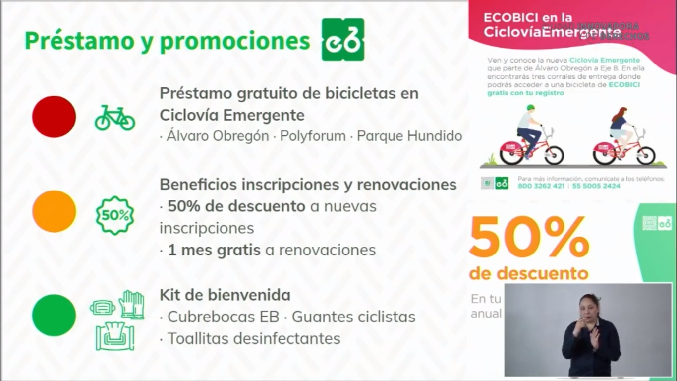 Ciudad de México habilita dos ciclovías emergentes ante COVID-19 - promociones-bicicletas