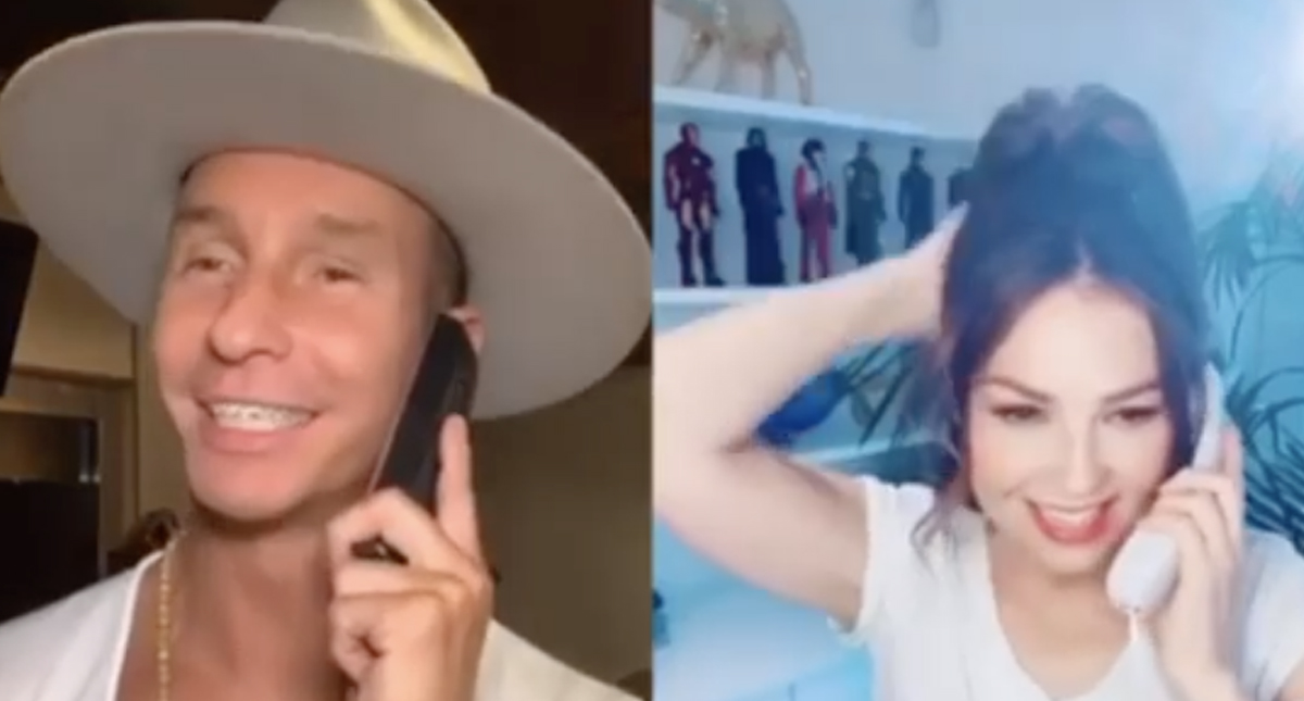 Thalía y Erik Rubín reviven su pasado en Timbiriche con video en Tik Tok Thalía y Erik Rubín reviven su pasado en Timbiriche con video en Tik Tok