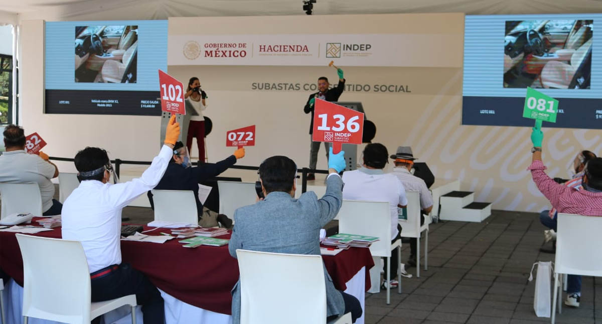 INDEP subastará autos de lujo, inmuebles y mercancía para apoyar al sector Salud