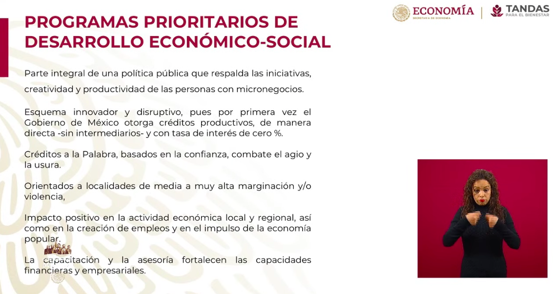 Se han aprobado 127 mil 626 Créditos Solidarios a la Palabra - tandas1