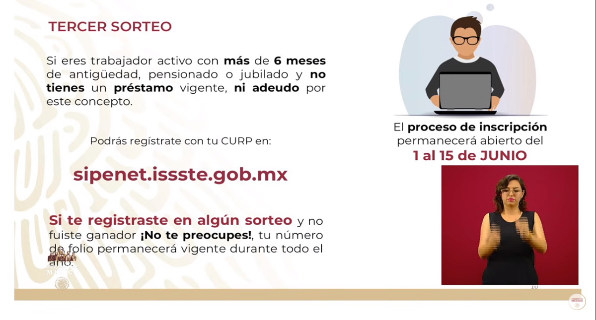 #Video Van 5 mil 117 Créditos a la Palabra para trabajadores independientes y del hogar - tercer-sorteo-de-creditos-del-issste