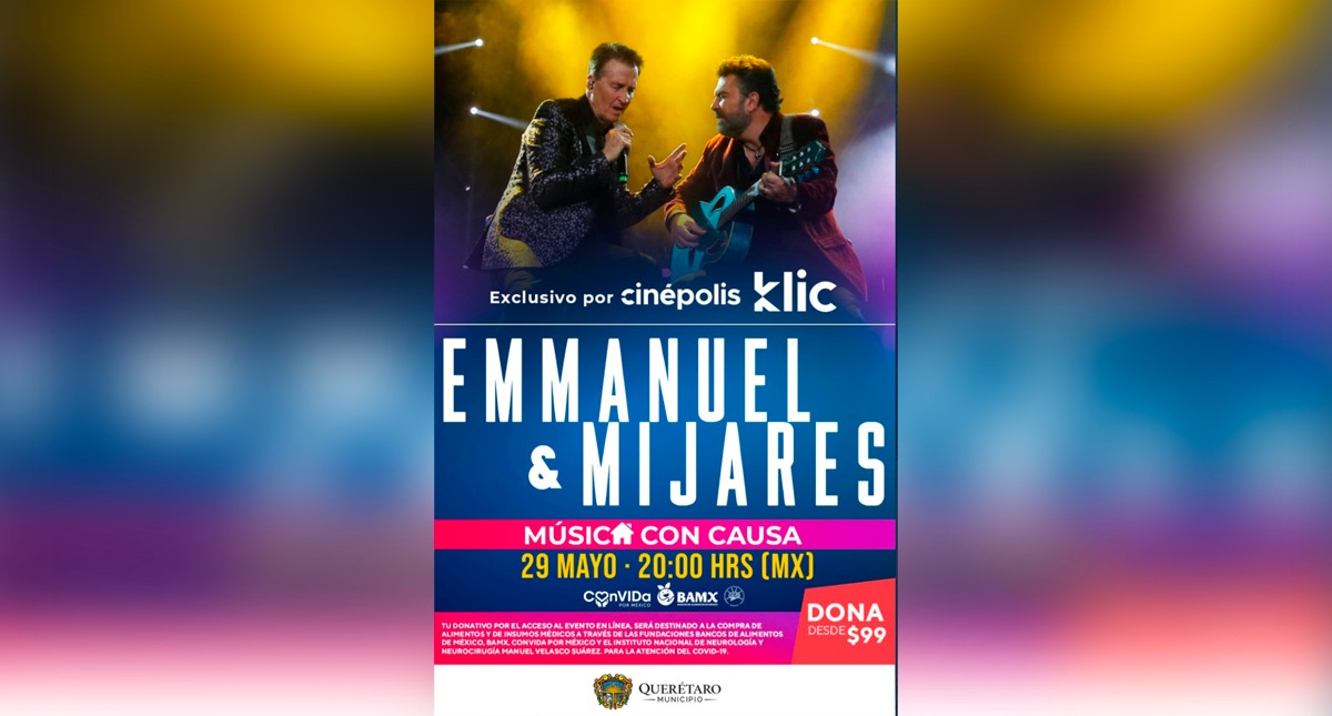 Música con causa con Mijares y Emmanuel
