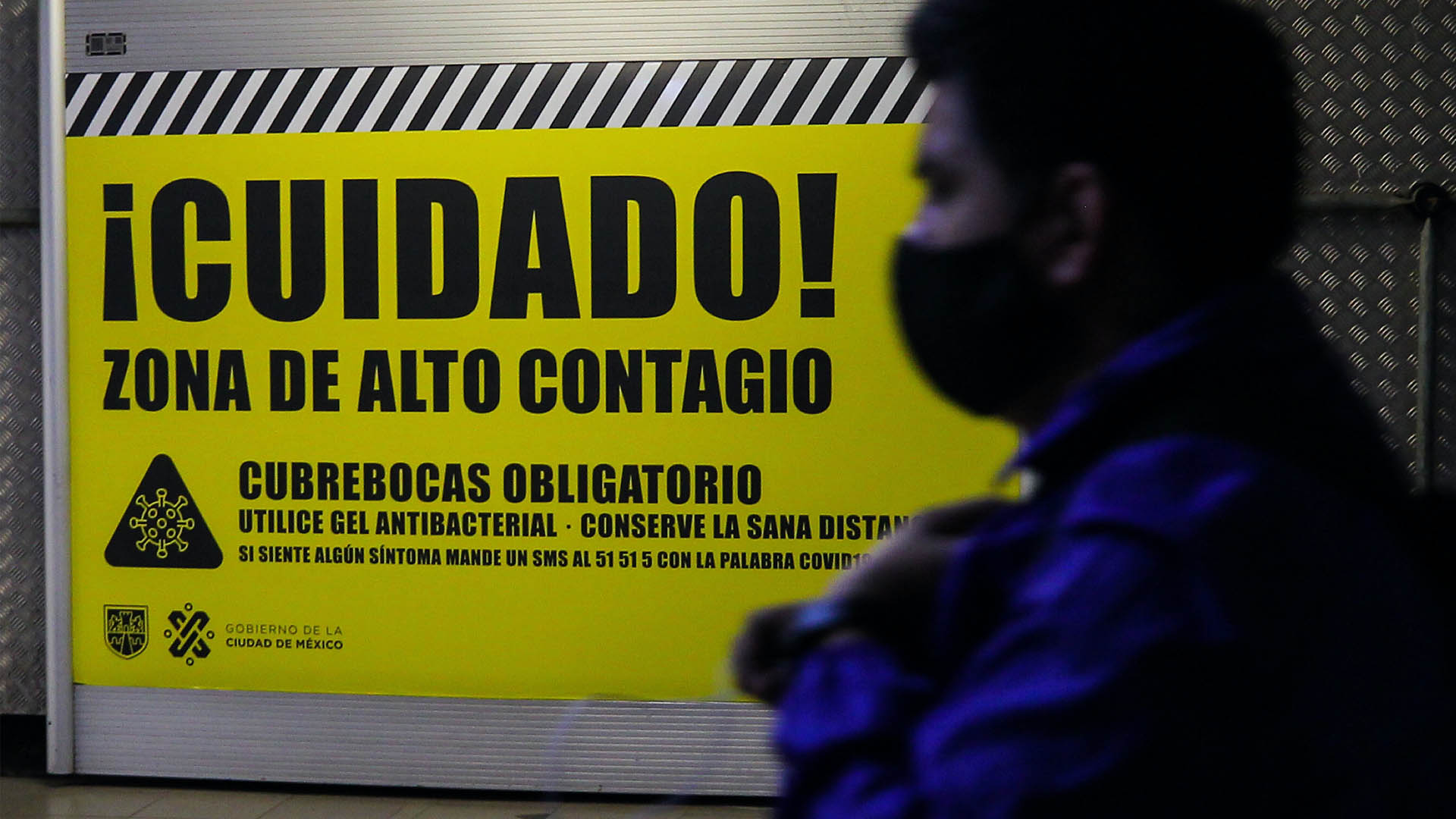 Señalizan 89 zonas de alto contagio de COVID-19 en la Ciudad de México