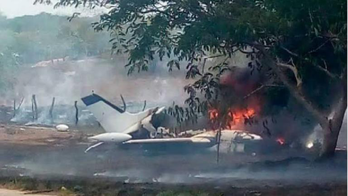 Desplome de avioneta en Chihuahua deja seis muertos