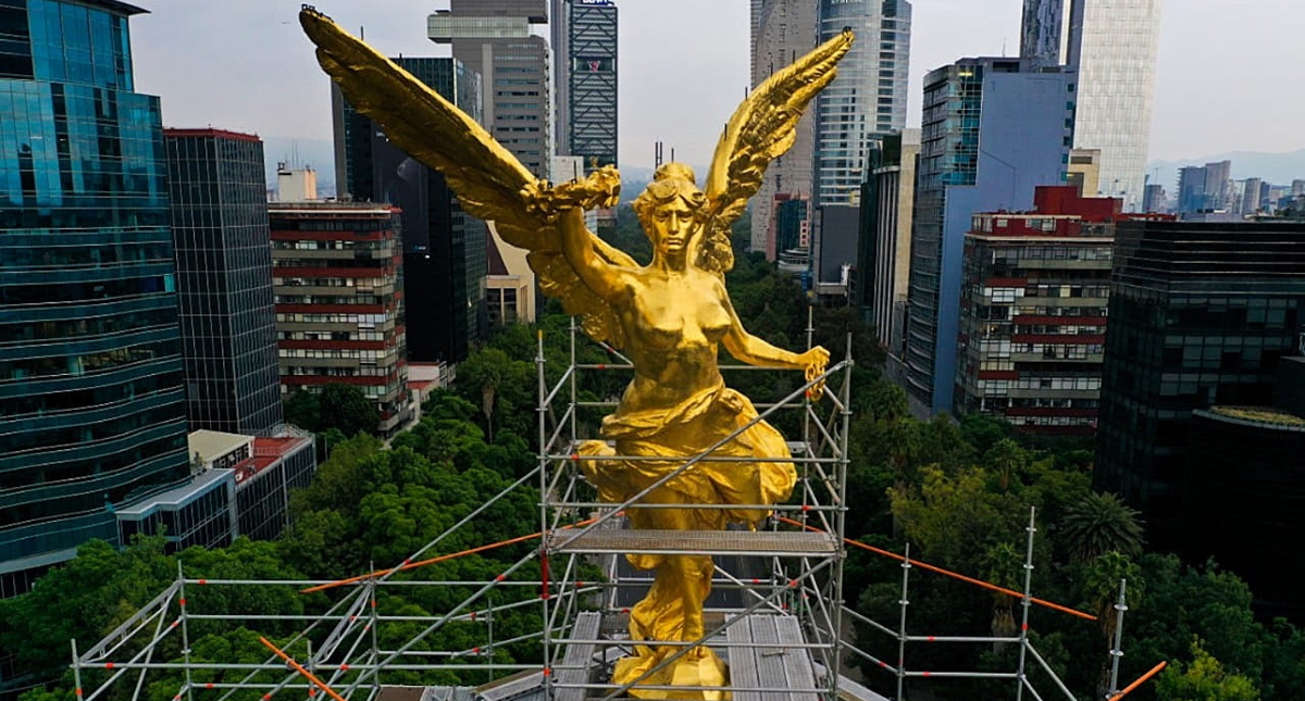 Restauración del Ángel de la Independencia terminaría en agosto
