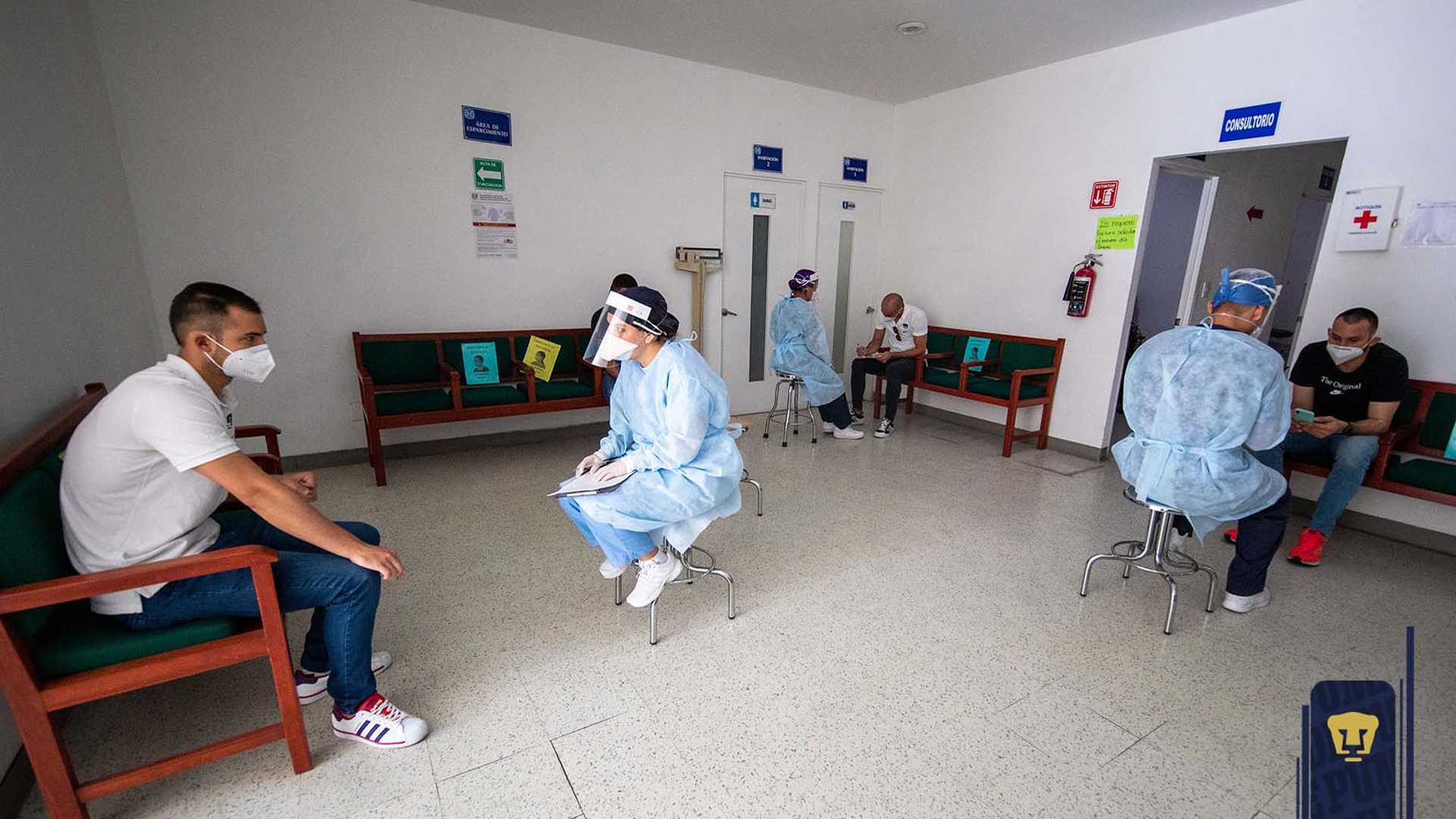 Aplican prueba de COVID-19 a jugadores de Pumas - aplicacion-de-prueba-de-covid-19-a-jugadores-de-pumas