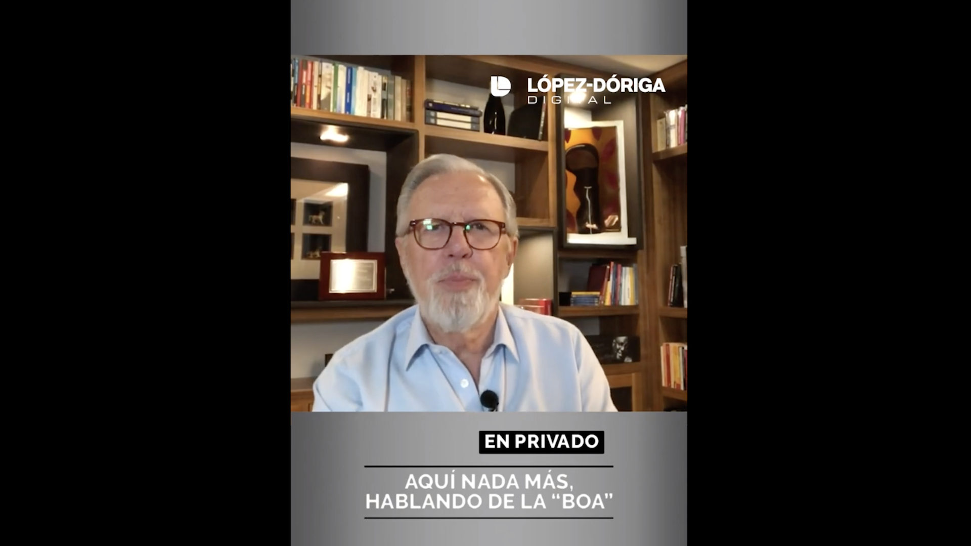 Aquí, hablando de la BOA