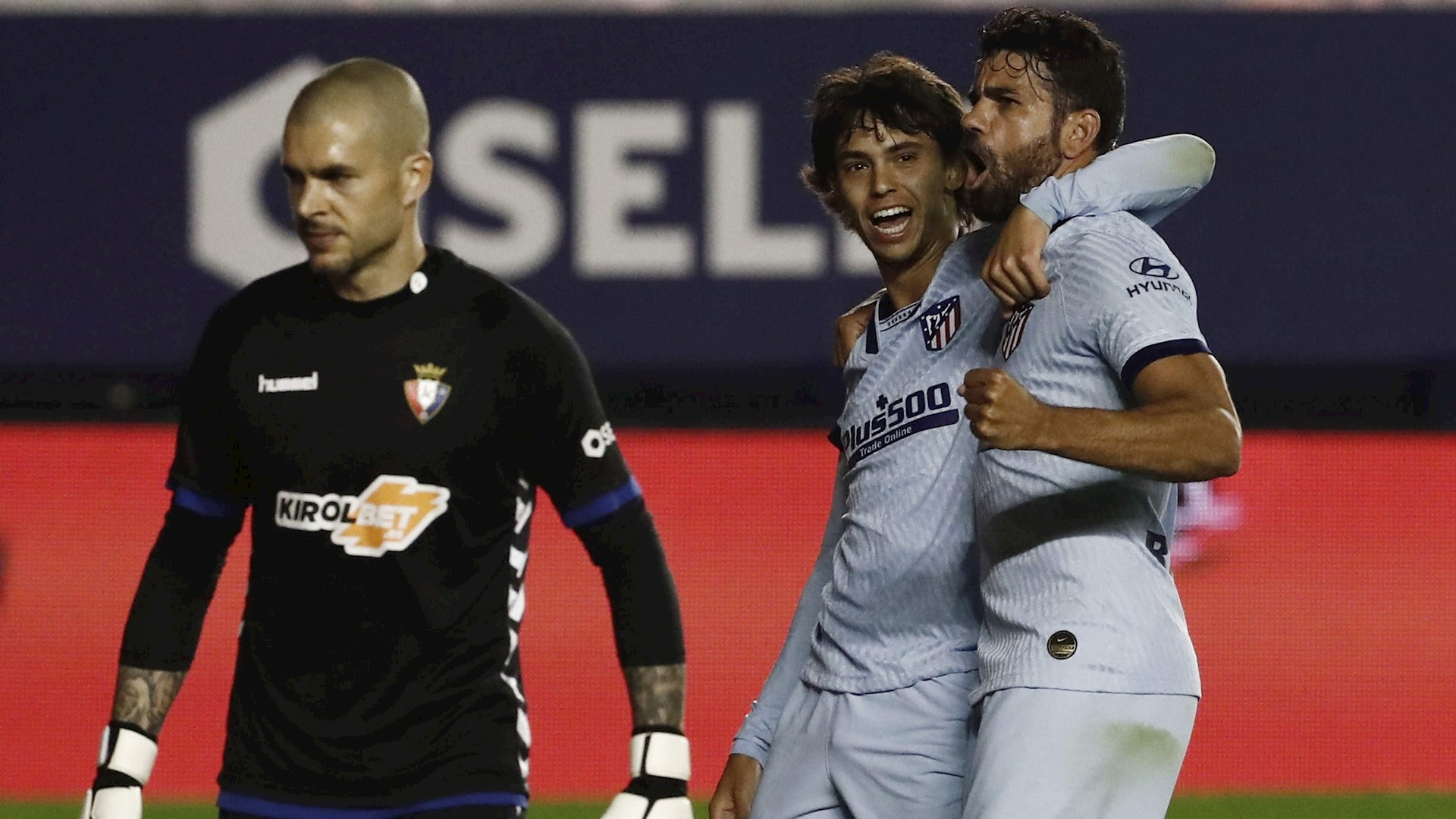 Atlético de Madrid golea 5-0 al Osasuna en la jornada 29