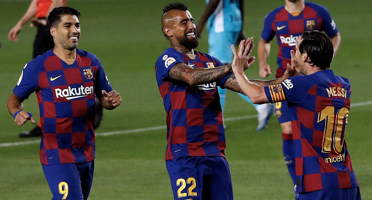 Barcelona vence 2-0 al Leganés de Javier Aguirre