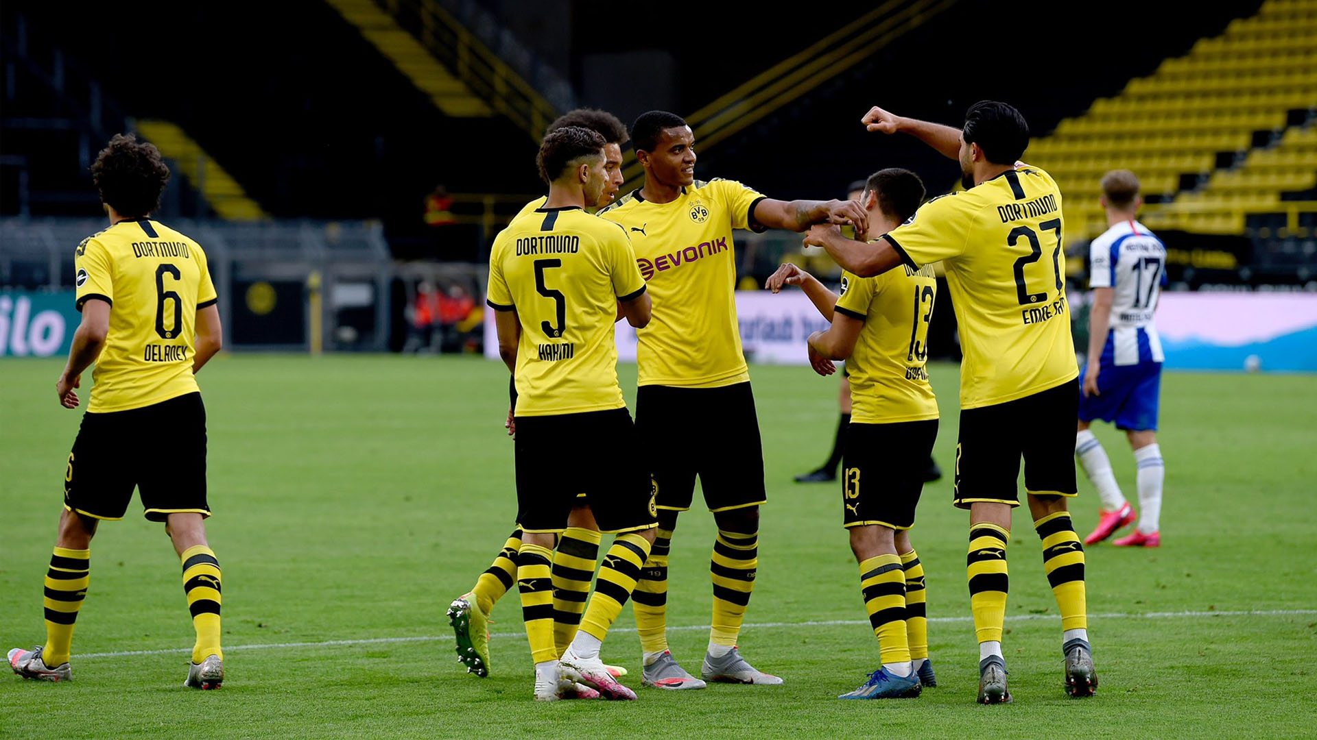Borussia Dortmund gana por la mínima diferencia a Hertha Berlín