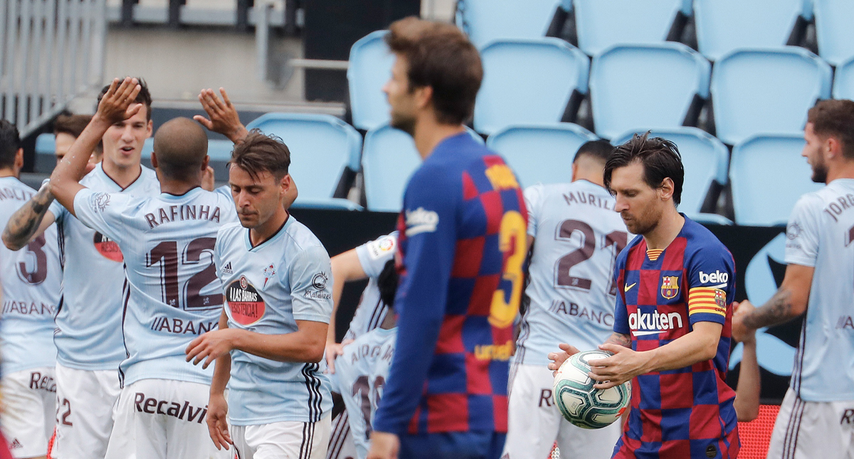 Iago Aspas rescata el empate del Celta contra Barcelona