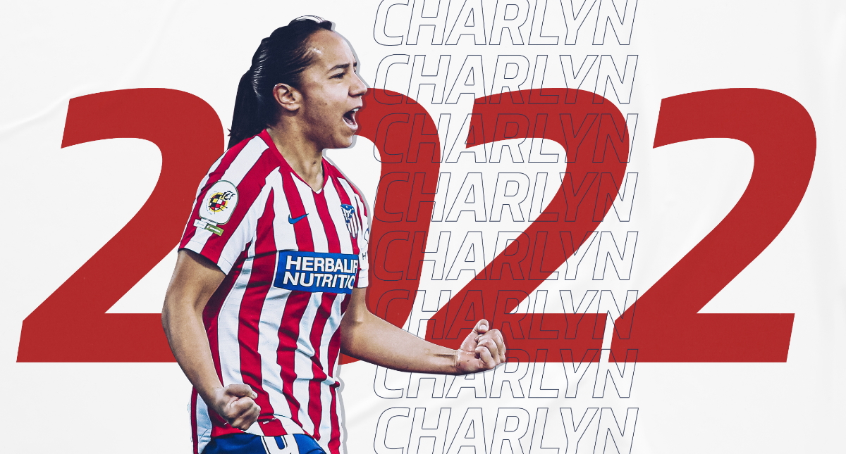 Charlyn Corral renueva contrato con el Atlético de Madrid
