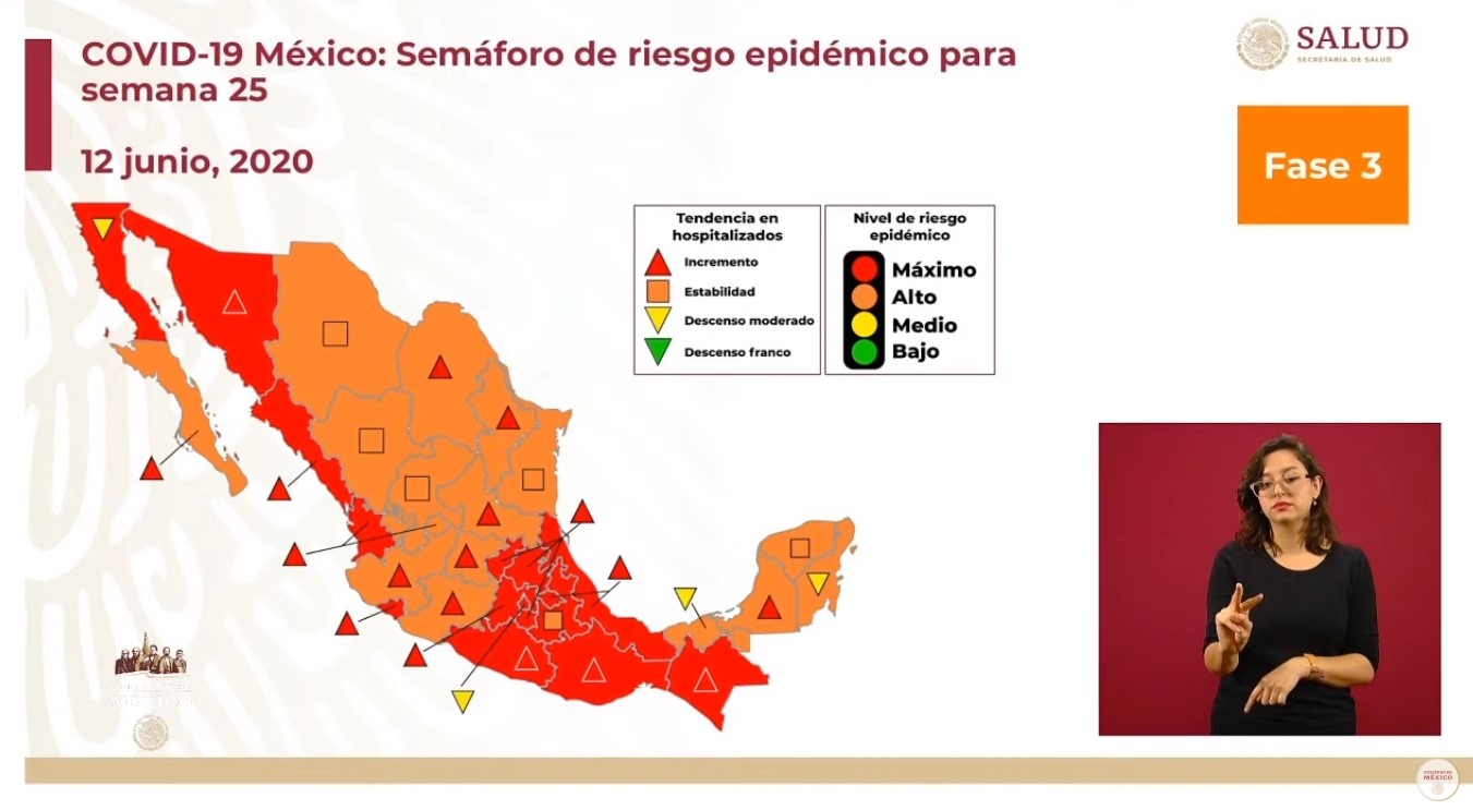 #Video En las últimas 24 horas México registró 5 mil 222 casos confirmados de COVID-19, es la cifra más alta desde que empezó la epidemia; hay 504 defunciones - co1206202011